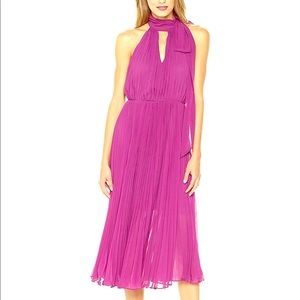 NWT: Betsey Johnson Pleated Chiffon Dress